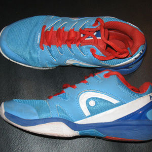 Head Nitro Pro Junior Tennis Shoe Blue/Flame